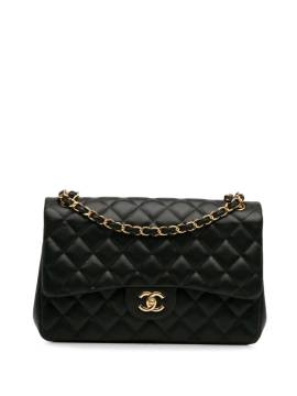 CHANEL Pre-Owned 2011 Jumbo Classic Lambskin Double Flap shoulder bag - Schwarz von CHANEL Pre-Owned