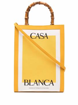 Casablanca Handtasche mit Logo - Gelb von Casablanca