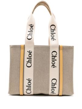 Chloé Kleine Woody Handtasche - Braun von Chloé
