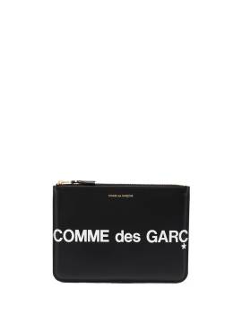 Comme Des Garçons Wallet Clutch mit Logo-Print - Schwarz von Comme des Garcons