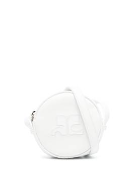 Courrèges Mini-Tasche mit Logo-Patch - Weiß von Courrèges