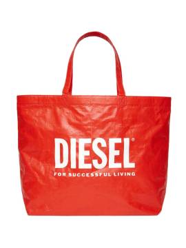 Diesel Kids Weoder Shopper mit Logo-Print - Rot von Diesel Kids