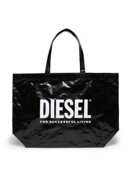 Diesel Kids Weoder Shopper mit Logo-Print - Schwarz von Diesel Kids