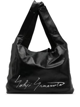 Discord Yohji Yamamoto Infinite Signature logo-print tote bag - Schwarz von Discord Yohji Yamamoto