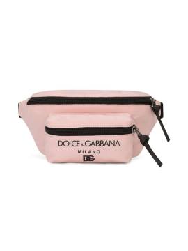 Dolce & Gabbana Kids Gürteltasche mit Logo-Print - Rosa von Dolce & Gabbana Kids