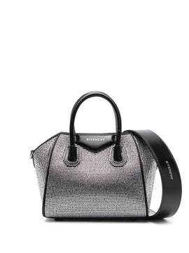 Givenchy Antigona Toy Handtasche mit Kristallen - Schwarz von Givenchy