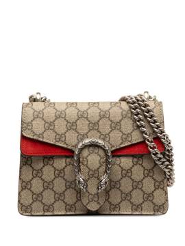 Gucci Pre-Owned 2015-2023 Mini GG Supreme Dionysus crossbody bag - Braun von Gucci