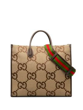 Gucci Pre-Owned 2016-2023 Jumbo GG Web Handtasche - Braun von Gucci
