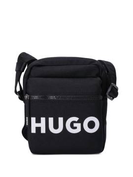 HUGO Kuriertasche mit Logo-Print - Schwarz von HUGO
