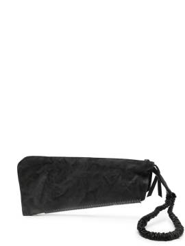 Isaac Sellam Experience asymmetric leather clutch bag - Grau von Isaac Sellam Experience