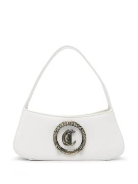 Just Cavalli Schultertasche mit Logo-Schild - Weiß von Just Cavalli