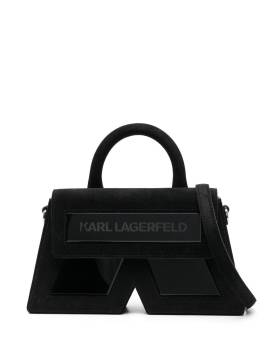 Karl Lagerfeld Essential K Handtasche - Schwarz von Karl Lagerfeld