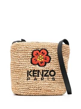 Kenzo Schultertasche aus Bast - Nude von Kenzo