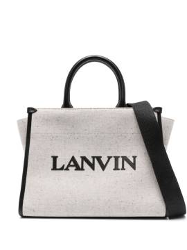 Lanvin Shopper mit Logo-Prägung - Nude von Lanvin