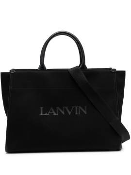 Lanvin Shopper mit Logo-Print - Schwarz von Lanvin