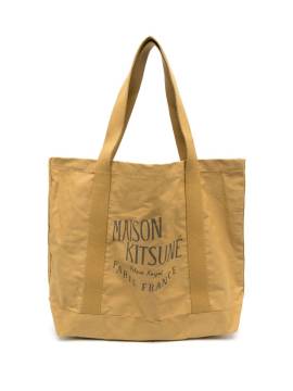 Maison Kitsuné Shopper mit "Palais Royal"-Print - Gelb von Maison Kitsuné