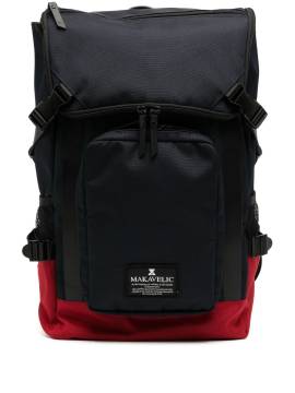 Makavelic Rucksack mit Reißverschlusstaschen - Rot von Makavelic