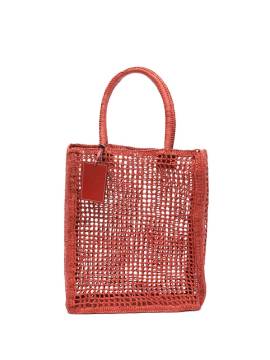 Manebi Handtasche aus Bast - Rot von Manebi