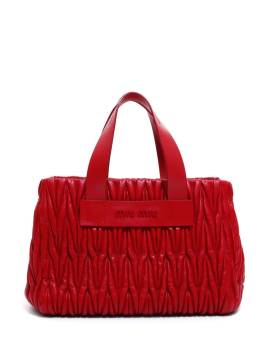Miu Miu Pre-Owned Handtasche mit Matelassé-Effekt - Rot von Miu Miu Pre-Owned