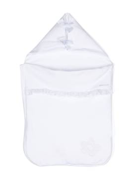 Monnalisa Schlafsack mit Kirsch-Patch - Weiß von Monnalisa