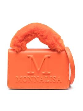 Monnalisa Schultertasche mit Logo-Prägung - Orange von Monnalisa