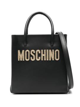 Moschino logo-lettering mini bag - Schwarz von Moschino