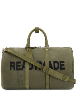 Readymade Reisetasche mit Logo-Print - Grün von Readymade