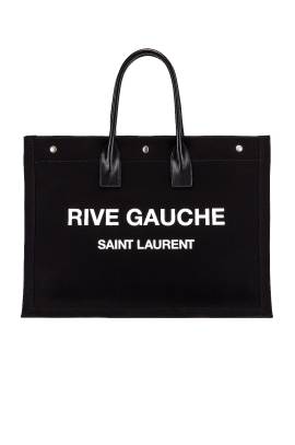 Saint Laurent TOTE-BAG NOE in Schwarz & Weiß - Black. Size all. von Saint Laurent