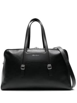Santoni Reißetasche mit Reißverschluss - Schwarz von Santoni