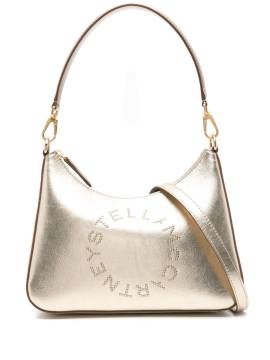 Stella McCartney studded-logo metallic shoulder bag - Gold von Stella McCartney
