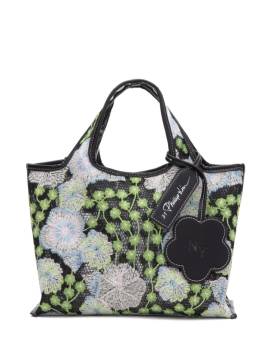 3.1 Phillip Lim Market Handtasche mit Blumenstickerei - Schwarz von 3.1 Phillip Lim