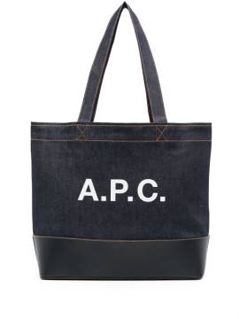 A.P.C. Axel Shopper im Jeans-Look - Blau von A.P.C.