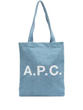 A.P.C. Lou Shopper aus Denim - Blau von A.P.C.