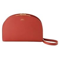 A.P.C. Shopper - Demi-Lune Crossbody - Leather - Smoked Red - Gr. unisize - in Rot - für Damen von A.P.C.