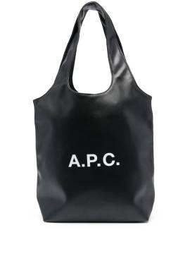 A.P.C. Shopper aus Faux-Leder - Schwarz von A.P.C.