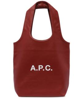 A.P.C. Kleiner Ninon Shopper - Rot von A.P.C.