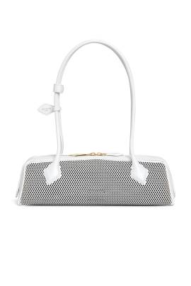ALAÏA TASCHEN LE TECKEL MEDIUM in Blanc Optique - White. Size all. von ALAÏA