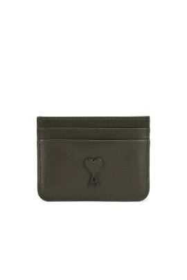 AMI Paris KARTENTASCHE in Black Olive - Olive. Size all. von AMI Paris