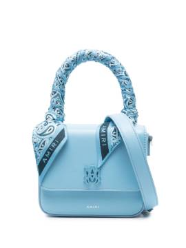 AMIRI Mini MA Handtasche aus Leder - Blau von AMIRI