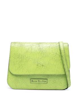 Acne Studios Platt Schultertasche mit Risseffekt - Grün von Acne Studios