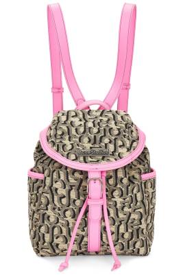 Acne Studios RUCKSACK MINI MONOGRAM in Beige & Pink - Beige. Size all. von Acne Studios