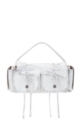 Acne Studios TASCHE MULTIPOCKET VINTAGE in White & Grey - White. Size all. von Acne Studios
