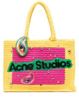 Acne Studios Handtasche aus Bast - Rosa von Acne Studios