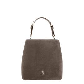 Aigner Delia Suede Beuteltasche S braun von Aigner