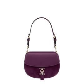 Aigner Delia Suede Umhängetasche S lila von Aigner