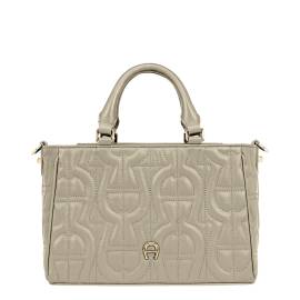 Aigner Diadora Logo Handtasche M Alpaca Beige von Aigner