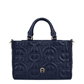 Aigner Diadora Logo Handtasche M blau von Aigner