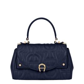 Aigner Diadora Logo Handtasche S blau von Aigner