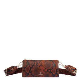 Aigner Ivy Serpente Mini-Tasche S Dark Cognac von Aigner