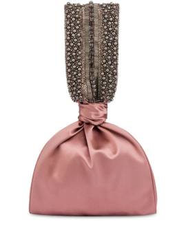 Alberta Ferretti Clutch mit Perlen - Rosa von Alberta Ferretti